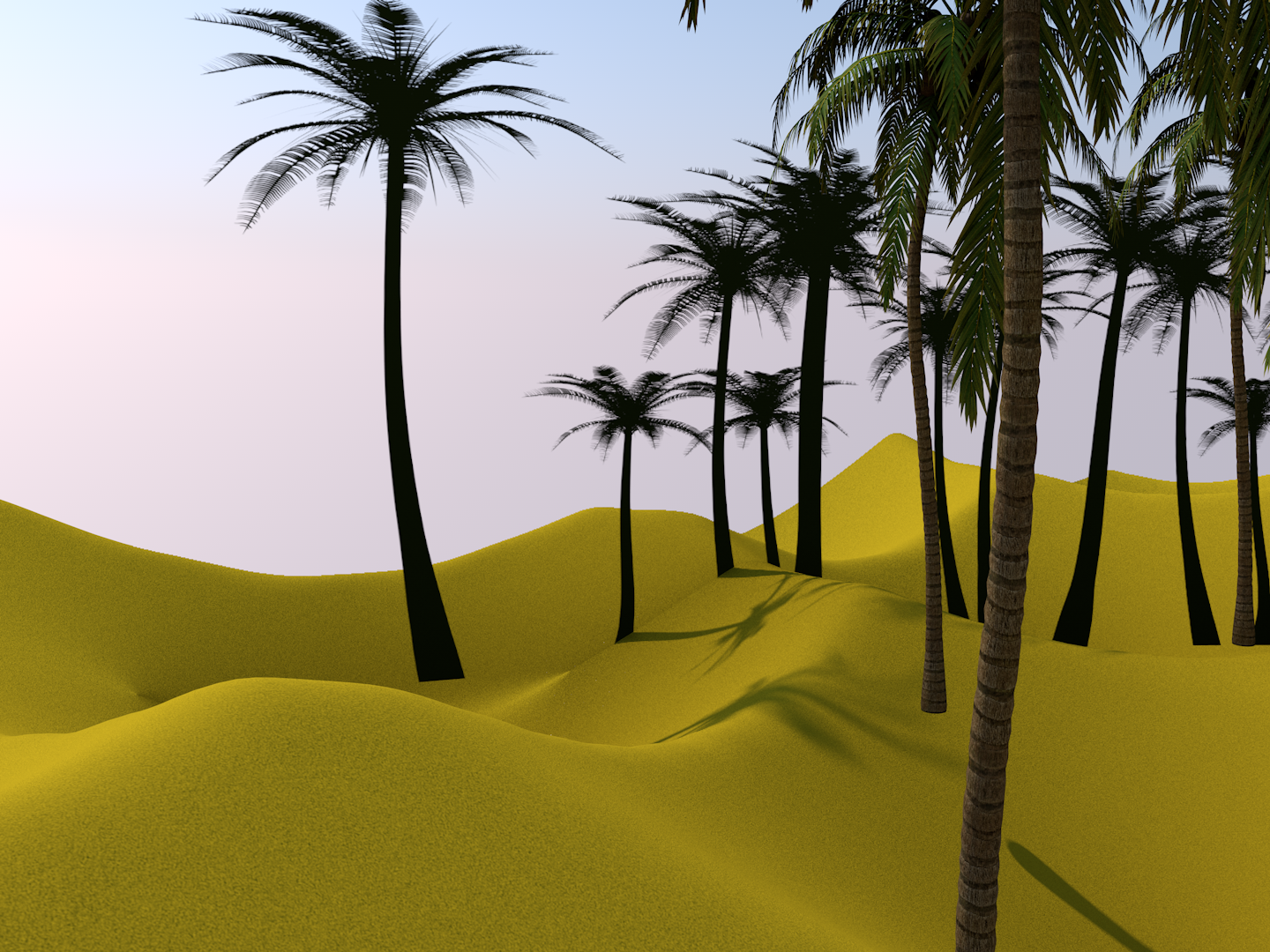 palms render